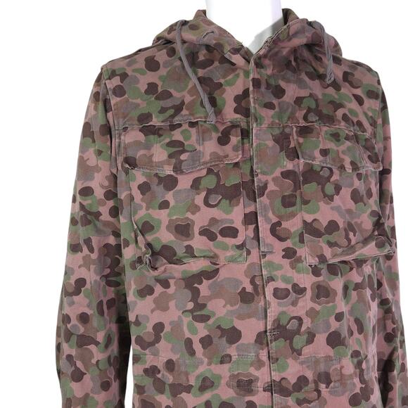 Soviet Union Camo Coat 96-100 / 3-4 Hood Slit Back Military Uniform - Picture 3 of 16
